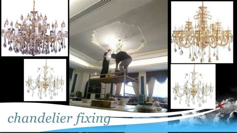 how to install a chandelier